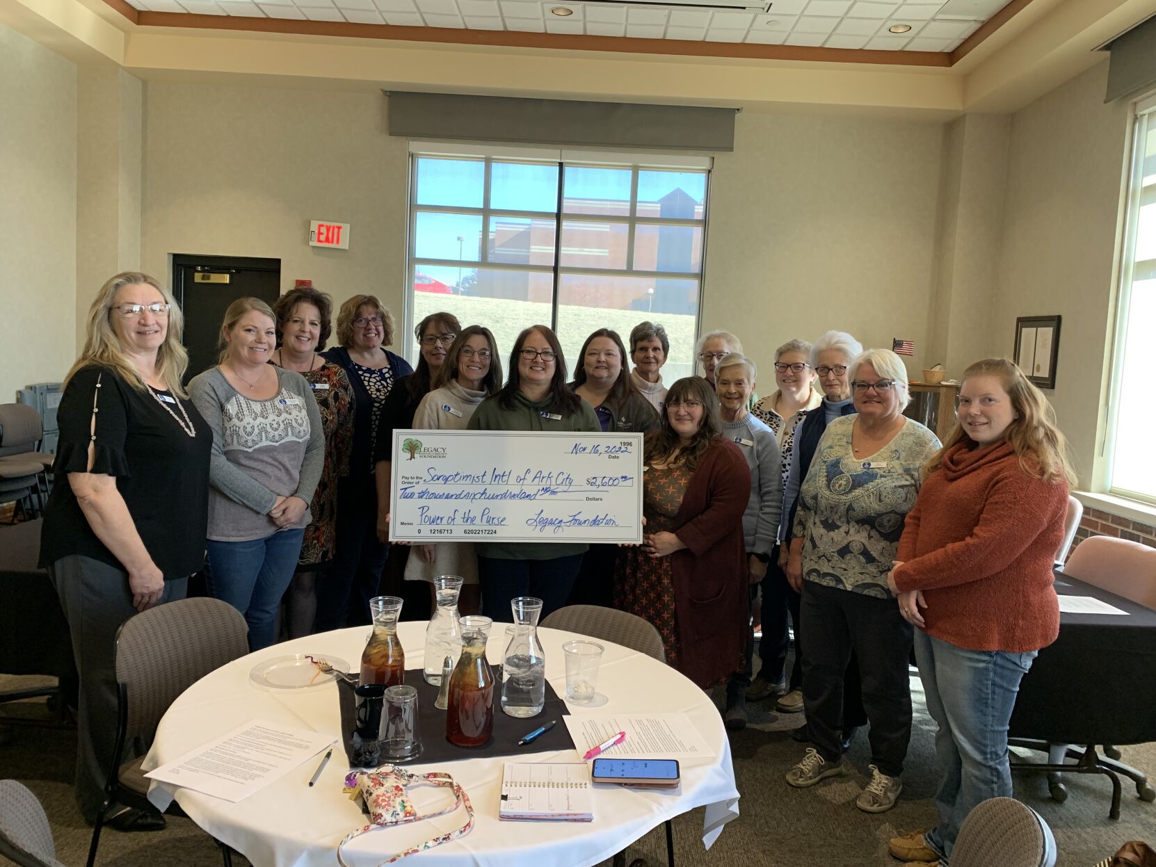 Legacy donates